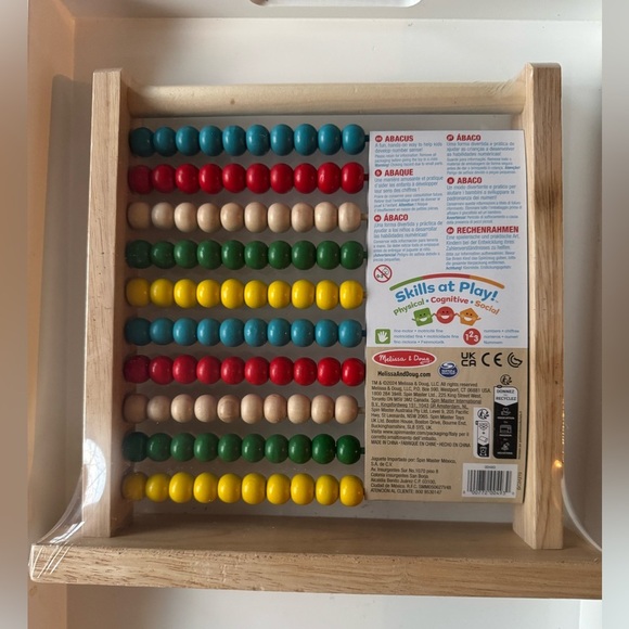 Unopened Melissa and Doug Children’s Abacus - Picture 2 of 2